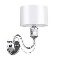 Бра 32*18*28 см, 1*E14 хром/прозрачный MW-Light Онтарио 692021401