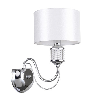 Бра 32*18*28 см, 1*E14 хром/прозрачный MW-Light Онтарио 692021401