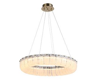 Подвесная люстра 60 см, 56W, 3000K, Kink Light Гэлли 07599-60,36, латунь