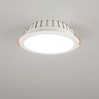 Встраиваемый светильник 14 см, 12W, 4000K Citilux Кинто CLD5112N белый, вр 12 см