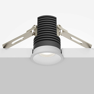Встраиваемый светильник 3,9*3,9*5,1 см, LED, 7W, 4000К, Maytoni Technical MINI DL059-7W4K-W белый, вр 3,5 см