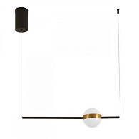 Подвес 10*150 см, 1*LED 8W 4000K черный Arte Lamp Furud A2124SP-1BK