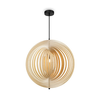 Подвесной светильник  60 см, E27 1 40W, К, Черный Maytoni Roots MOD197PL-01W2