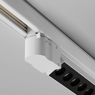 Трековый трехфазный светильник 38 см, 10W, 4000K, Maytoni Points TR195-3-10W4K-M-W, белый