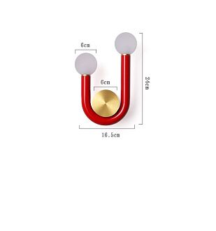 Бра Inodesign Bagge Red 40.2416