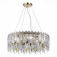 Люстра подвесная 59 см, 360W, ST LUCE DESIO SL1655.203.08 Золотистый