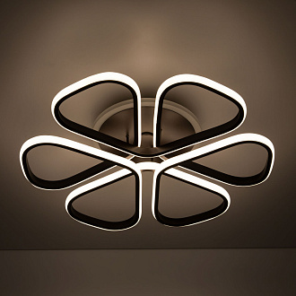 Светильник Citilux Сезар Смарт CL233A255E RGB, 90W LED, 3000-5500K, диаметр 58 см, коричневый