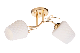 Люстра L480 x W320 x H230, мм, 2*40W (80W), GOLD (Золото) Rilon 06530/2 GOLD
