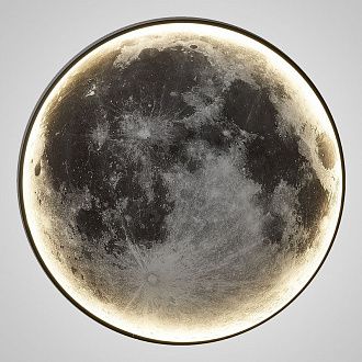 Бра COSMOS ЛУНА D90 90*90*90 см, 1*LED*24W, 3000, 4000, 5000K, ImperiumLoft cosmos-moon01, Чёрный