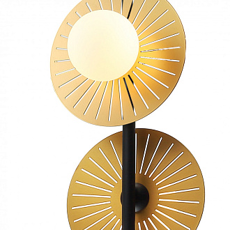 Подвес Favourite Sonnenblume 2356-2P, D260*H440/1440, черный и золотой