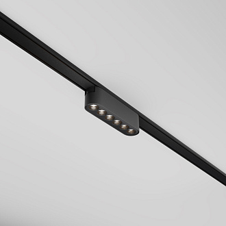 Трековый светильник 2,6*11,6*2,8 см, LED 6W, 4000К, Черный Maytoni Points TR082-1-6W4K-M-B