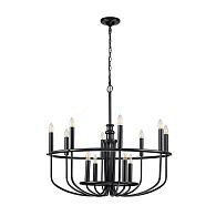 Люстра Kichler, Арт. KL-CAPITOL-HILL12-BLK