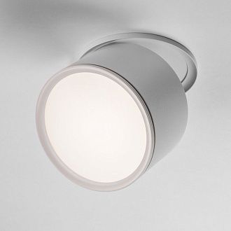 Спот *10*-6,4 см, *LED*12W, 3000/4000/6000K, Lightstar Acuto 215856, белый, вр 8,8 см