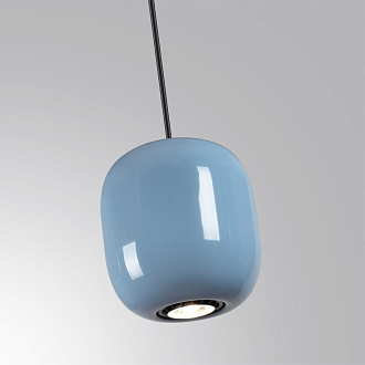 Подвес 12*12*120 см, 1 GU10*4W, Odeon Light Ovali, черный 5053/1B