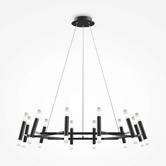 Подвесная люстра Maytoni Vigo MOD031PL-24B черный, диаметр 99.5 см
