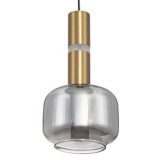 Подвесной светильник *30*30-160 см, 4*G9*15W, Citilux Lass CL249021, Золото\Черный