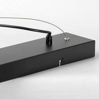 Линейно-подвесной светильник 80*9*35/100 см, 1*led*9W 3000K Lussole Prairie LSP-7197 коричневый