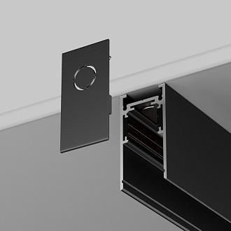 Заглушка Maytoni Technical Magnetic track system Exility TRA034EC-41B черный