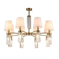 Люстра 70*70*68 см, 12*E14 Gerhort G11103/12BRS CL WT, Бронза;Прозрачный