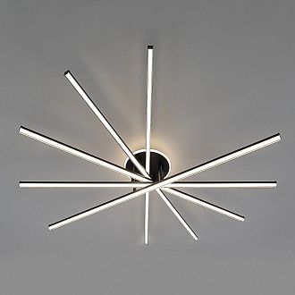 Светильник 120 см, 150W, 3000-5500K, 25 м2 Citilux TRENT CL203651 LED, черный