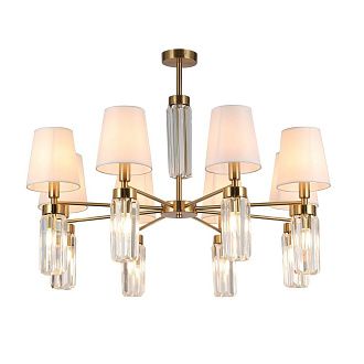 Люстра 70*70*68 см, 12*E14 Gerhort G11103/12BRS CL WT, Бронза;Прозрачный