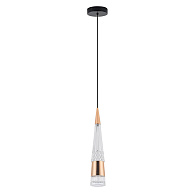 Подвесной светильник 8*8*140 см, LED 9W, 4000K, Золото LED4U L7122-1 GD