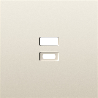 Donel S08 слоновая кость накладка для розеток USB, серия DB, DS28655