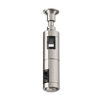 Комплектующие для трековой системы  TRA155CW-D1-PT 2,9*2,9*-14,9 см, *Maytoni technical Accessories for tracks Flarity TRA155CW-D1-PT, Платина