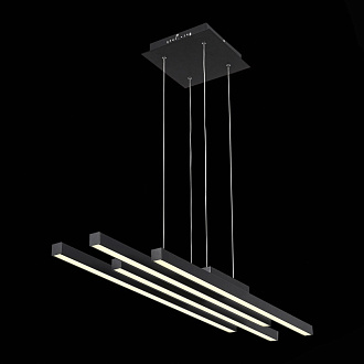 Люстра подвесная 100*28 см, 38W, 3000K/4000K/6000K ST LUCE SAMENTO SL933.403.04 Черный