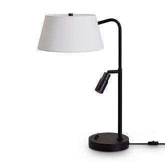 Настольный светильник 35*25*-53 см, 1*E14*40W, Freya  FR2066TL-L40B, Черный