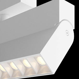 Светодиодный светильник Maytoni Points S35. 27 см, 20W, 3000K, TR015-2-20W3K-W, 20W LED, 3000K, белый трековый