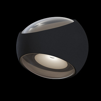 Настенный светильник Maytoni Stream O032WL-L6B3K, 6W LED, 3000K, черный