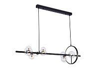 Люстра  1200*280*300, G9 x 10+LED*17W*G9, 30W NewRgy LOFT D2031L-DWS-10 BLACK, Черный