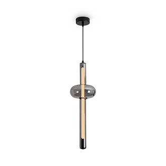Подвесной светильник 17,5*17,5*264 см, LED, 8W, 3000К, Freya Swim FR6187PL-L9SM черный