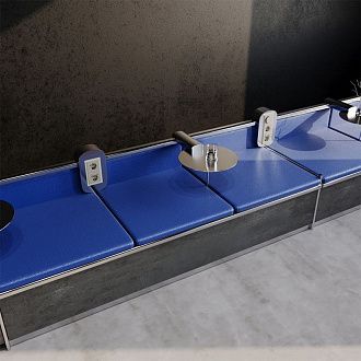 Светорегулятор встраиваемый Voltum S70 поворотно-нажимной 600 Вт, шелк пластик Soft touch VLS070304