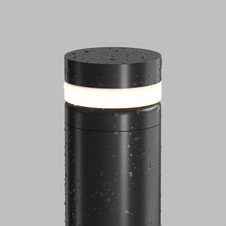 Садово-парковый светильник *12*65- см, *LED*12W, 3000K, Denkirs VEGA DK9816-BK, черный алюминий