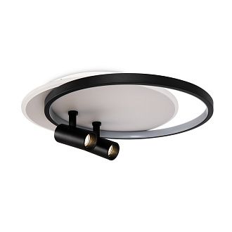 Светильник 48*40*-13 см, *LED*75W, 3000-7000K, Freya Прожекторы/Spotlights FR6083CL-L106WB, Бело-черный