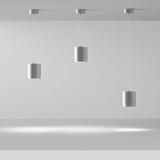 Подвесной светильник 8,2*11*108,5 см, 1 GX53*15W Polar P088PL-GX53-S Maytoni Pendant, Серебро