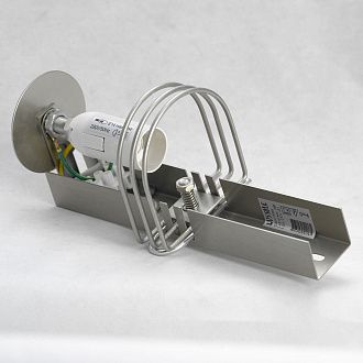 Бра настенное 6*26-26 см, 1*E14, 40W, K, Lussole Selvino LSA-7711-01, матовый никель