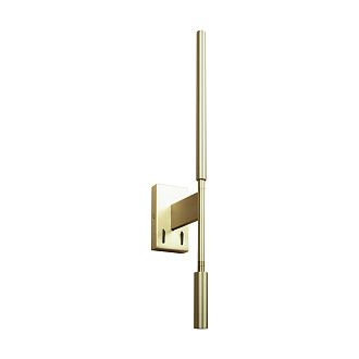 Настенный светильник 7*48 см, 2*LED*6+3W 3200K LOFT IT Stick 10012/6+3 AB золото