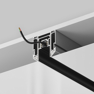 Профиль встраиваемый 200 см для натяжного потолка Maytoni Technical Magnetic track system Gravity TRA010MP-212S белый