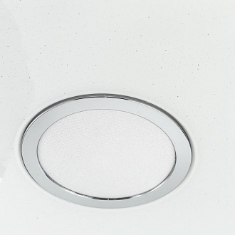 Светильник 80 см, 140W, 3000-5500K с Алисой Citilux Старлайт Смарт CL703A140G, белый, с эффектом звездного неба