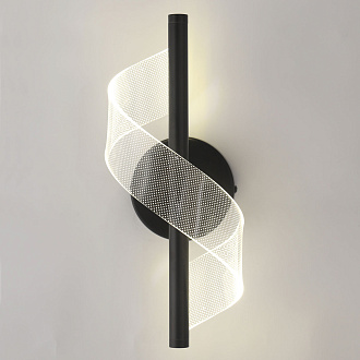 Бра настенное 12*14*30 см, 1*LED*5W 4000K Lussole Bradford LSP-7187 черный