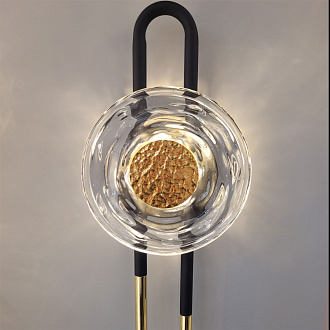 Бра 19*19*45 см, 1*LED*6W Odeon Light Magnet 5407/6WL черный