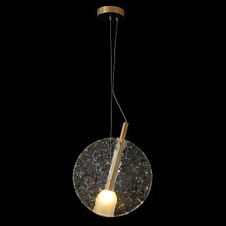 Светильник подвесной *28*32,5-87-212 см, 1*G9*40W, Crystal Lux Frozen FROZEN SP1 BRASS, Латунь