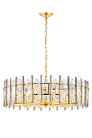 Люстра Ø800 x H240(900), мм, 12*40W (480W), H GOLD (Золото) NewRgy B7-D800 H-GOLD
