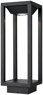 Садово-парковый светильник 14*14*39 см, LED, 8W, Wertmark  WE902.01.025 черный