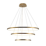 Подвесной светодиодный светильник Loft IT Ring 10015/3, 54W LED, 3000K, диаметр 80 см, золото