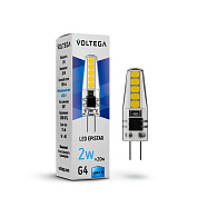 7145 Лампа светодиодная  Voltega Simple 2W 190Lm 4000K G4