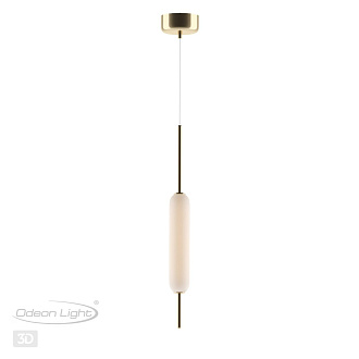 Светильник подвесной Odeon Light Reeds 4794/12L, 12W LED, 4000K, бронза